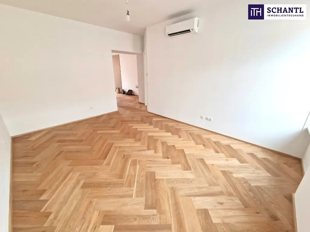 ***Altbau trifft Dachgarten – Stilvolle 3-Zimmer-Wohnung mit großer Terrasse  – hochwertiger Sanierung + Klimaanlage & Luftwärmepumpe***