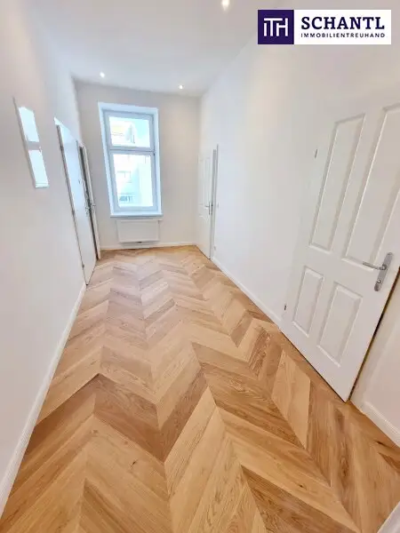 Viel Licht + Viel Raum + Viel Lebensfreude - Ihre Chance auf den sanierten Wohntraum! Frisch sanierte 2-Zimmer im Traumhaus in TOP Lage in 1150 Wien! Beste Infrastruktur und Anbindung!