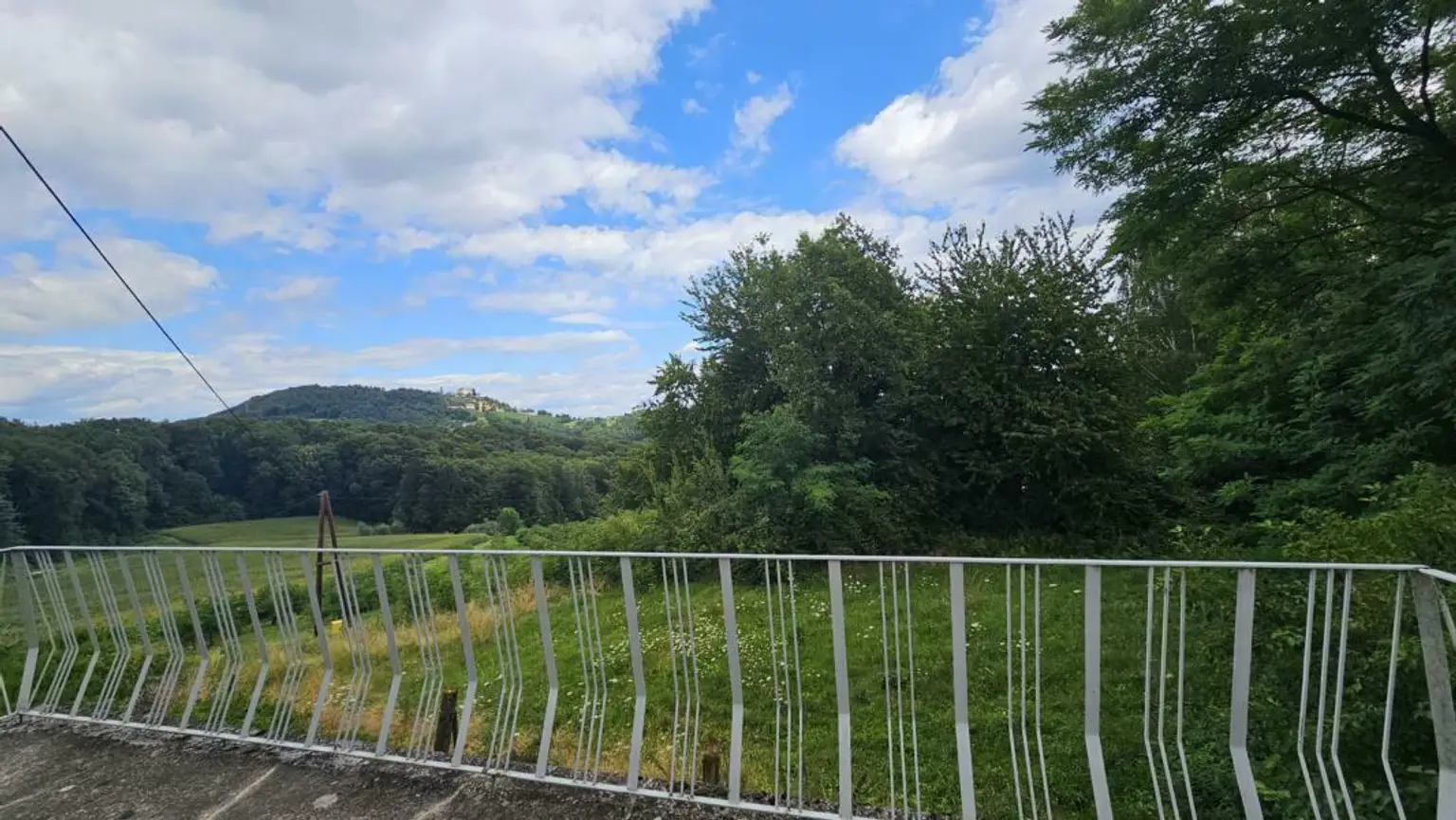 ** Geschmackvolles Zweifamilienwohnhaus - ca. 1,9ha LW-Fläche mit Wald ** unvergleichbarer Panoramablick auf Schloss Kapfenstein und das steirische Hügelland **