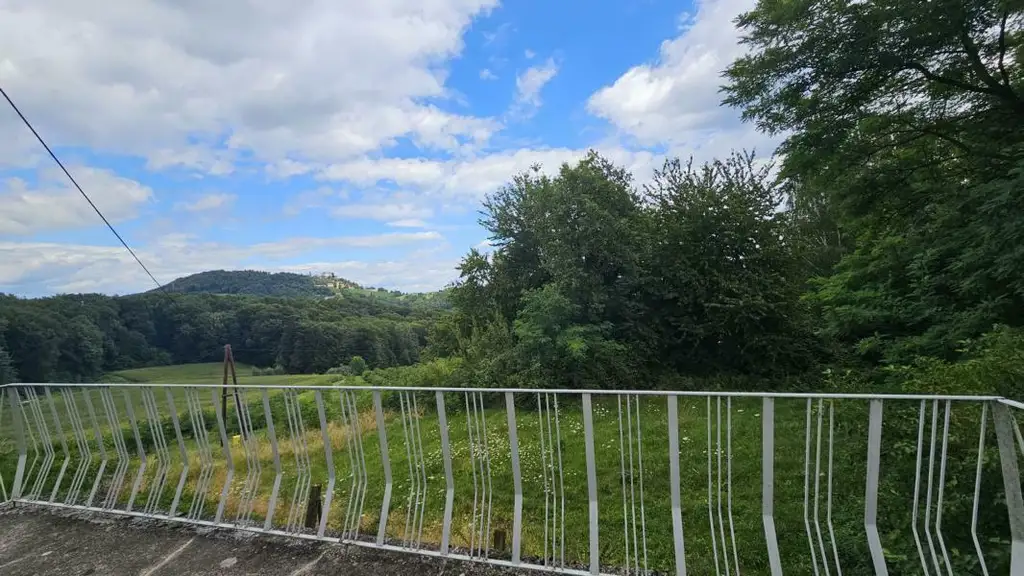 ** Geschmackvolles Zweifamilienwohnhaus - ca. 1,9ha LW-Fläche mit Wald ** unvergleichbarer Panoramablick auf Schloss Kapfenstein und das steirische Hügelland **