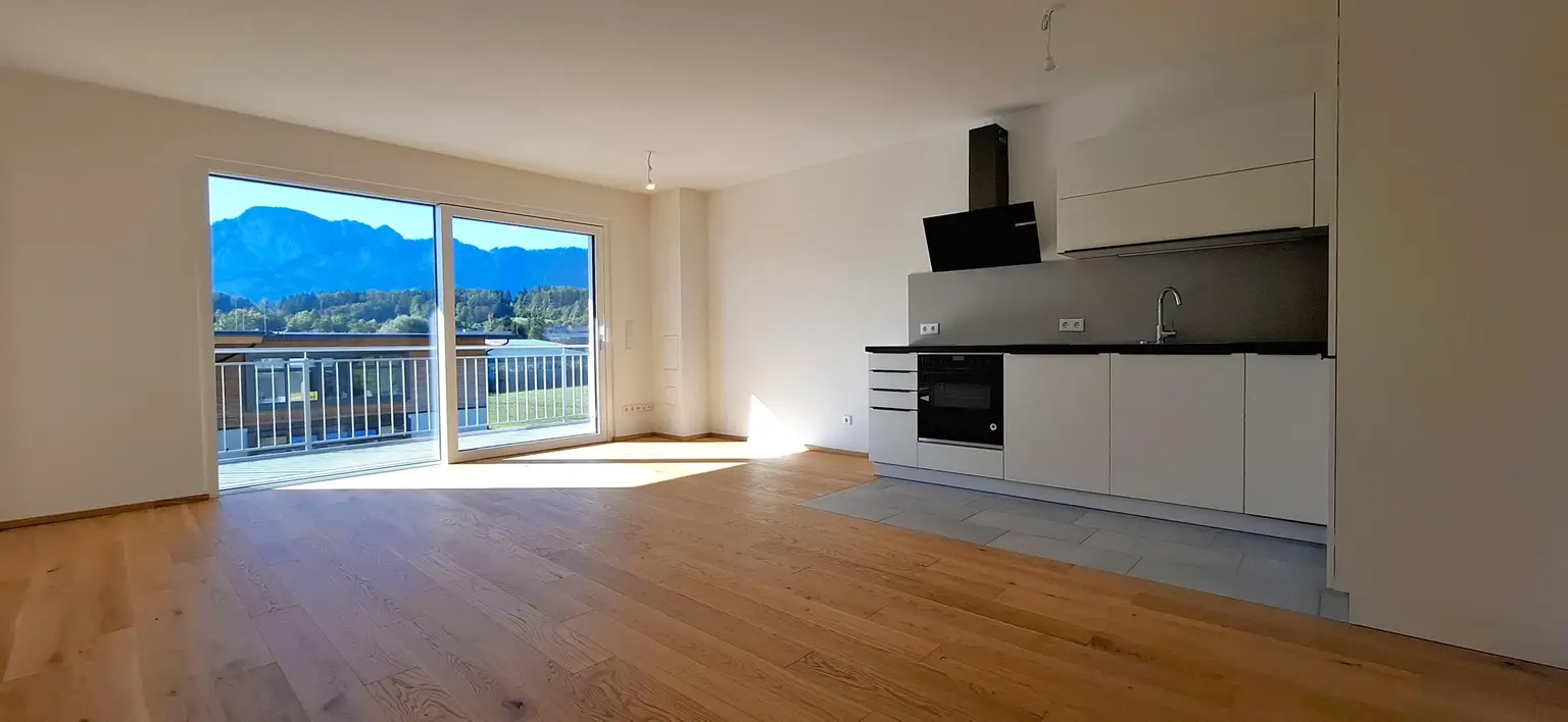 Exklusive 3-Zi-Neubauwohnung mit Sonnenbalkon in Mondsee-Tiefgraben