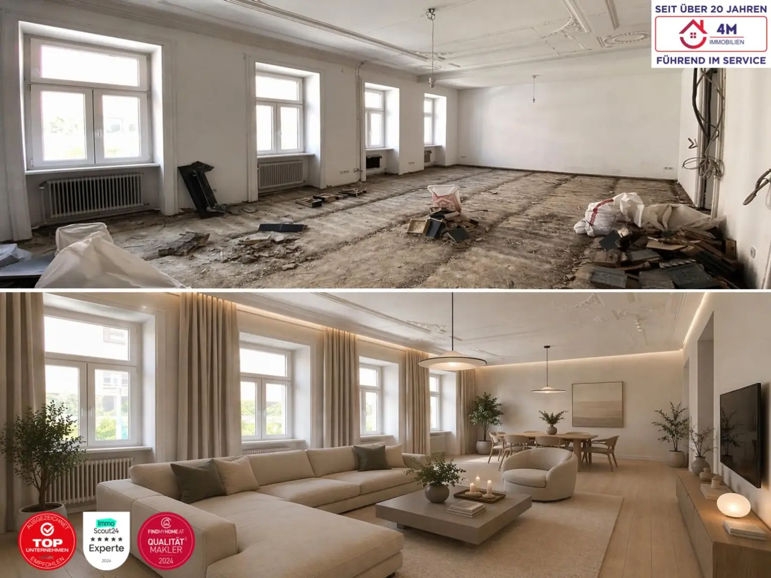 Wohnzimmer (Aktueller Zustand/Visualisierung)