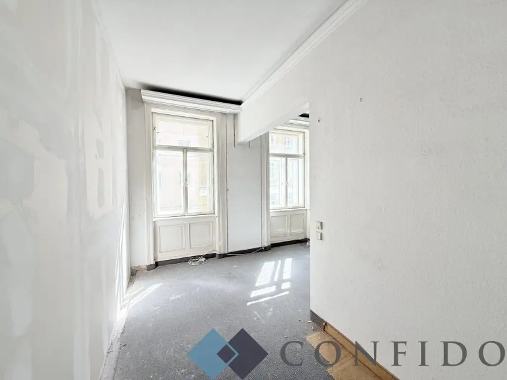 Gestalten Sie nach Ihrem Geschmack - Sanierungsbedürftige 3 Zimmer Altbauwohnung in der Clusiusgasse!