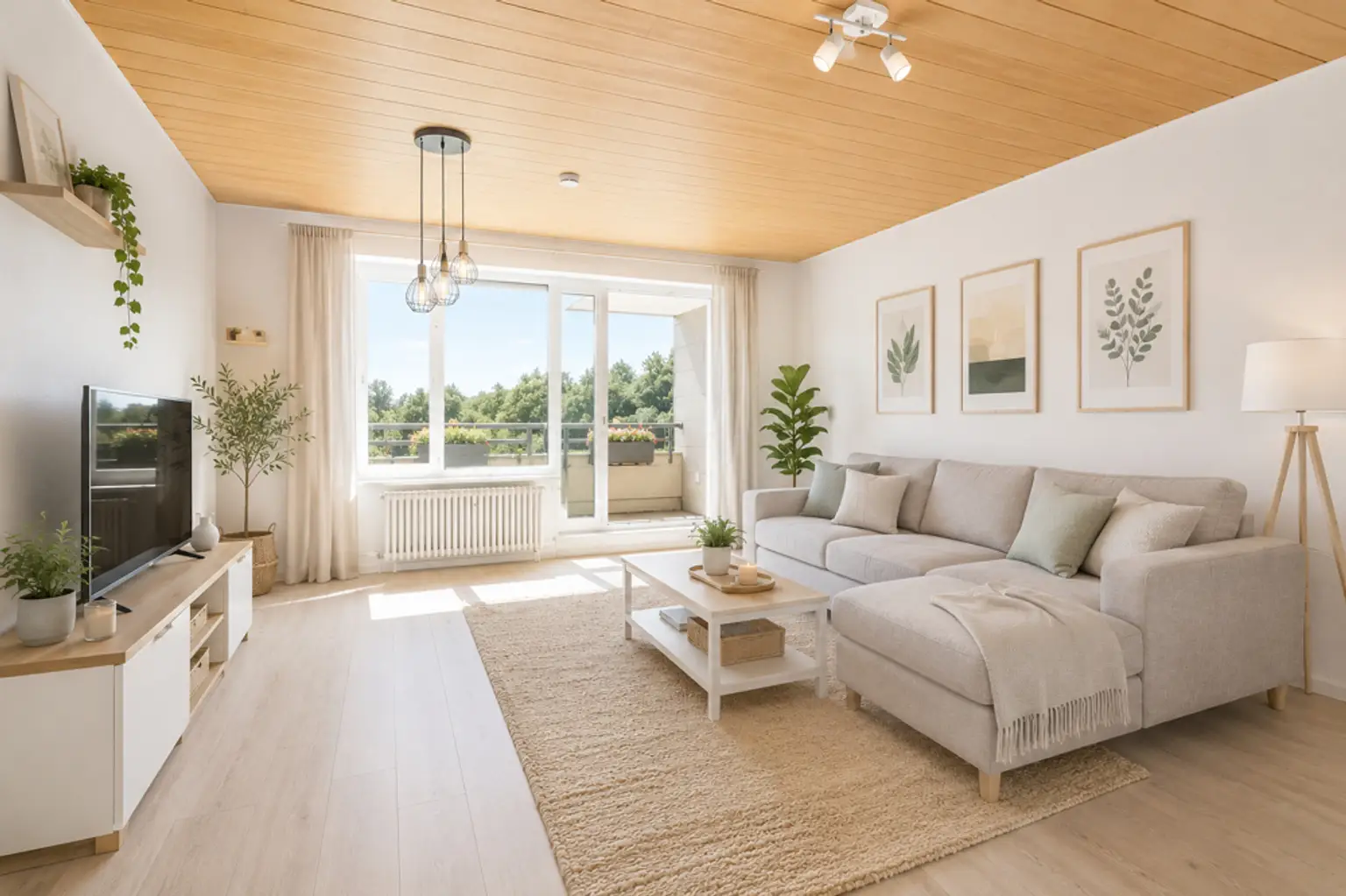 KI-generiert Wohnzimmer