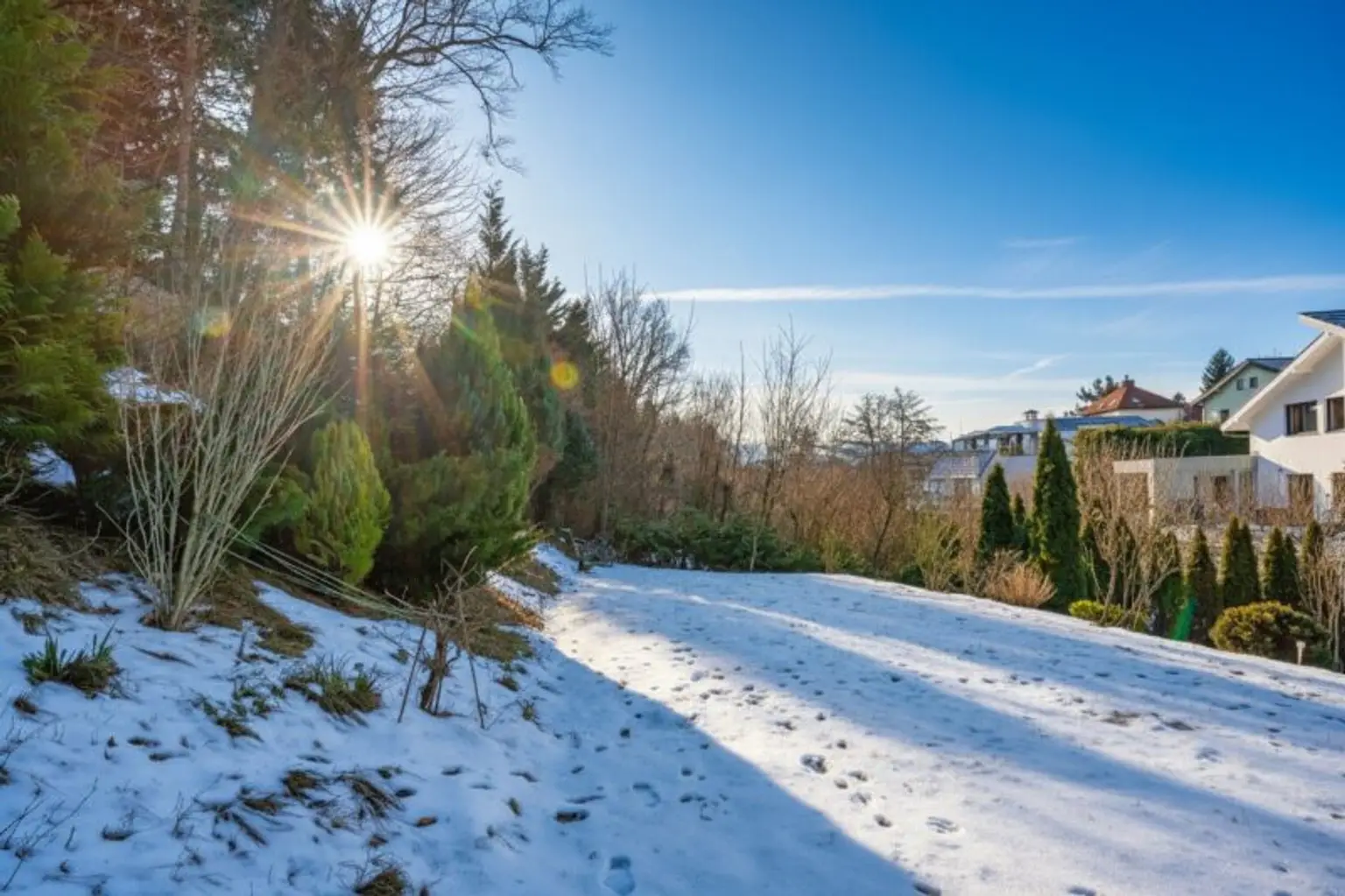 Terrassierter Garten