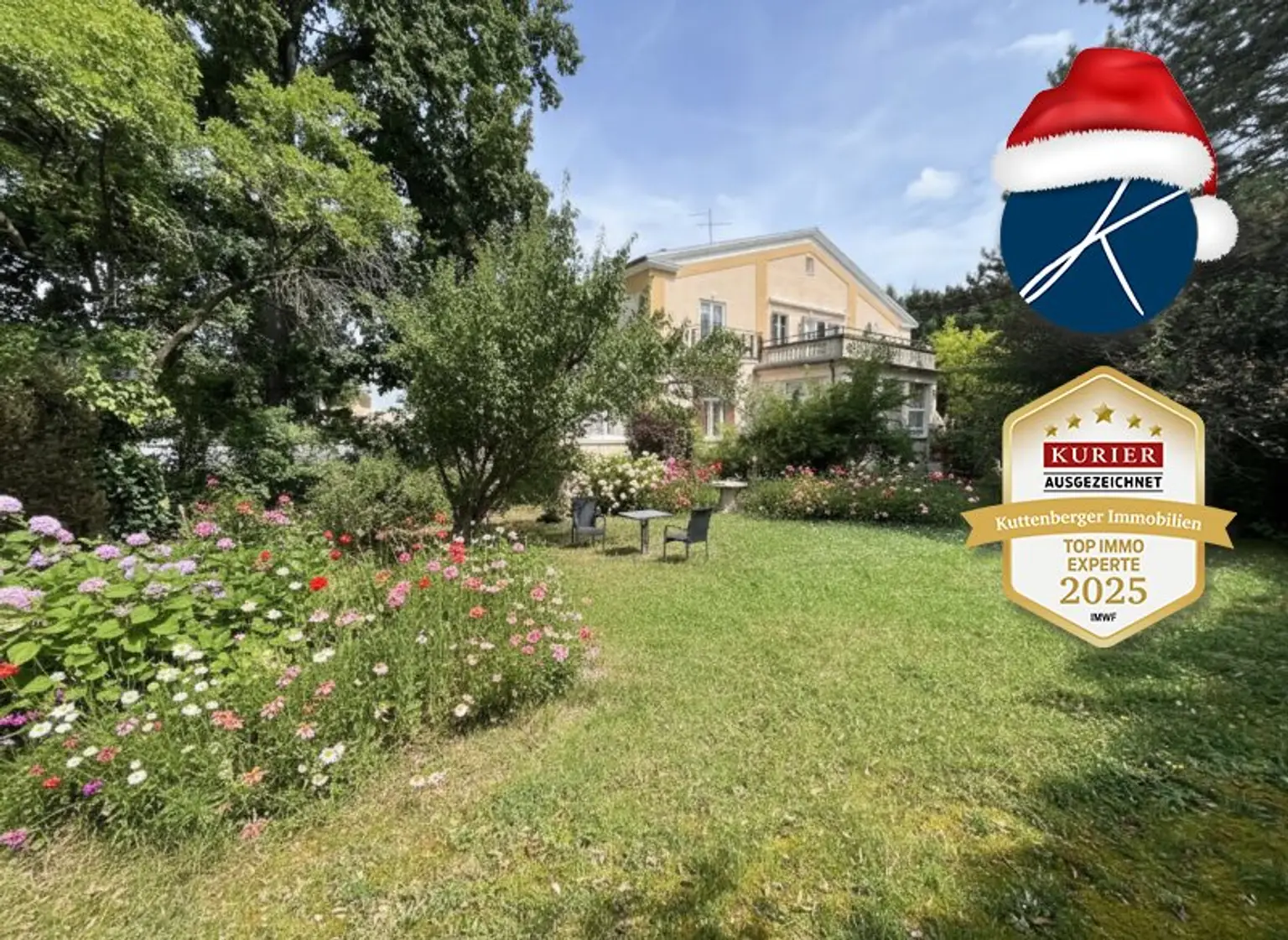 Preisreduktion ! Historisches Herrenhaus im Villenviertel von Baden: ca.450m² WF mit Grundfläche von 1873qm und 17 Zimmern zum Sanieren! (V2 & Schut