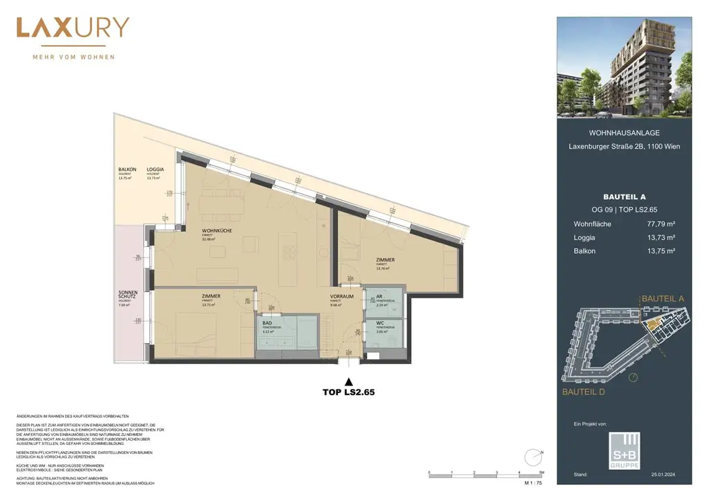 Directly at the main train station: Commission-free + Completion in October