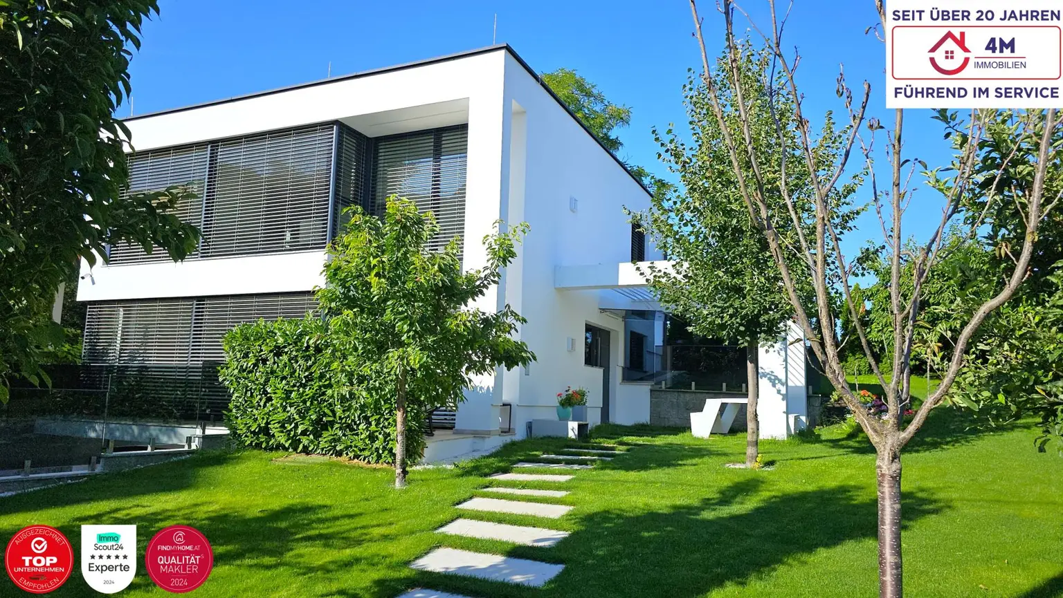 ✨7 Zimmer Luxus‑Villa auf Eigengrund – High‑End‑Qualität, intelligente Haustechnik & Alte Donau-Nähe 🌿