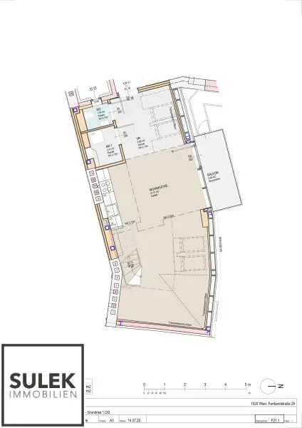 Dachgeschoßwohnung im Herzen des 2. Bezirks – 71 m² Wohnkomfort