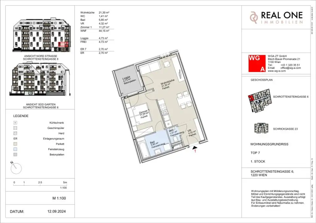 Schöne 2-Zimmer Wohnung mit en-suite Badezimmer! Exklusiver Neubau mit Erstbezug - PROVISIONSFREI