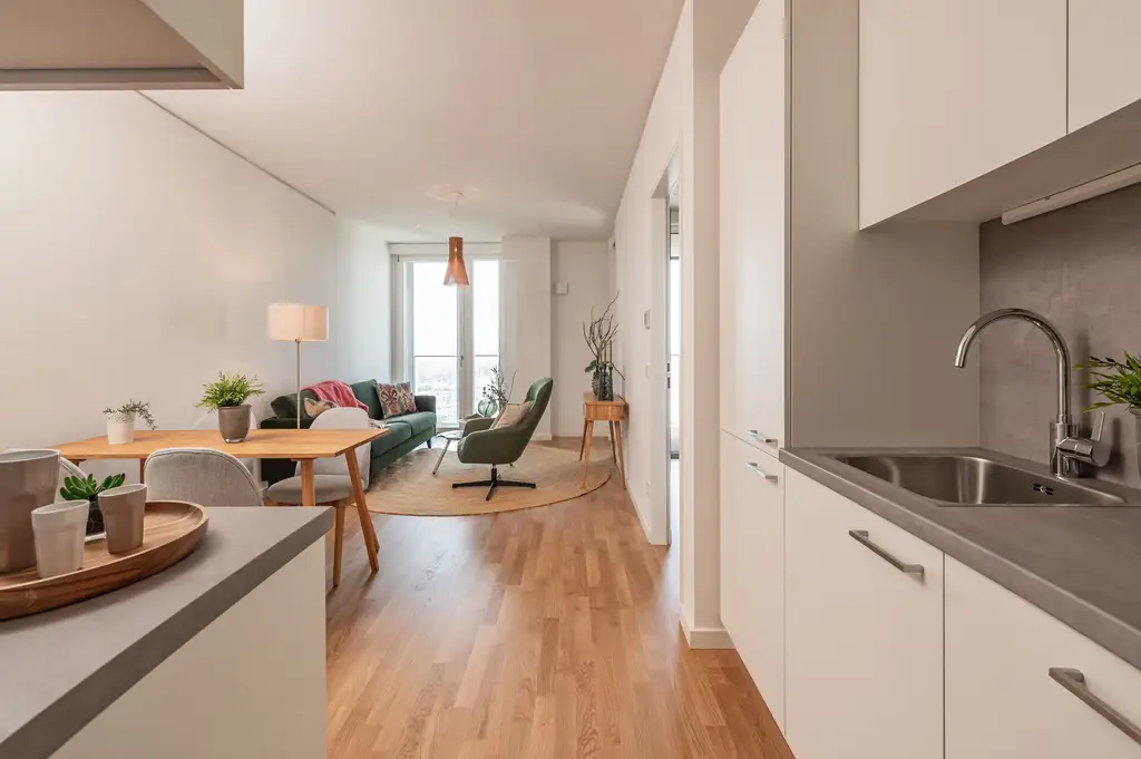 ERSTBEZUG IN DER NEUEN DONAUSTADT | MIETBEGINN AB 1. APRIL | 3 ZIMMER | BALKON | VIENNA TWENTYTWO