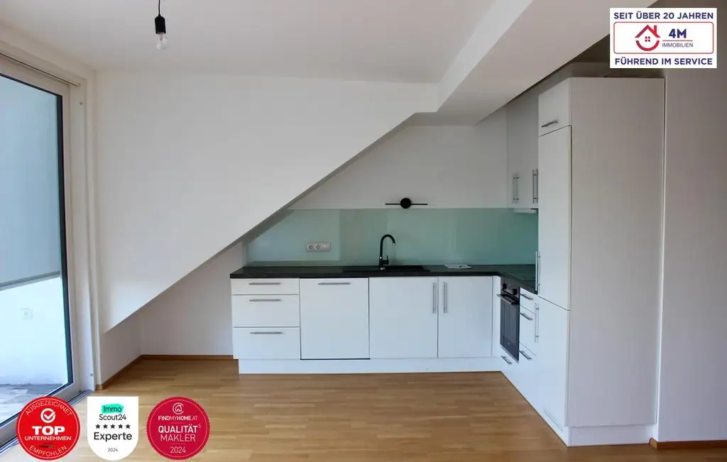 Moderne 3er-WG im Dachgeschoss mit Terrasse in Meidling