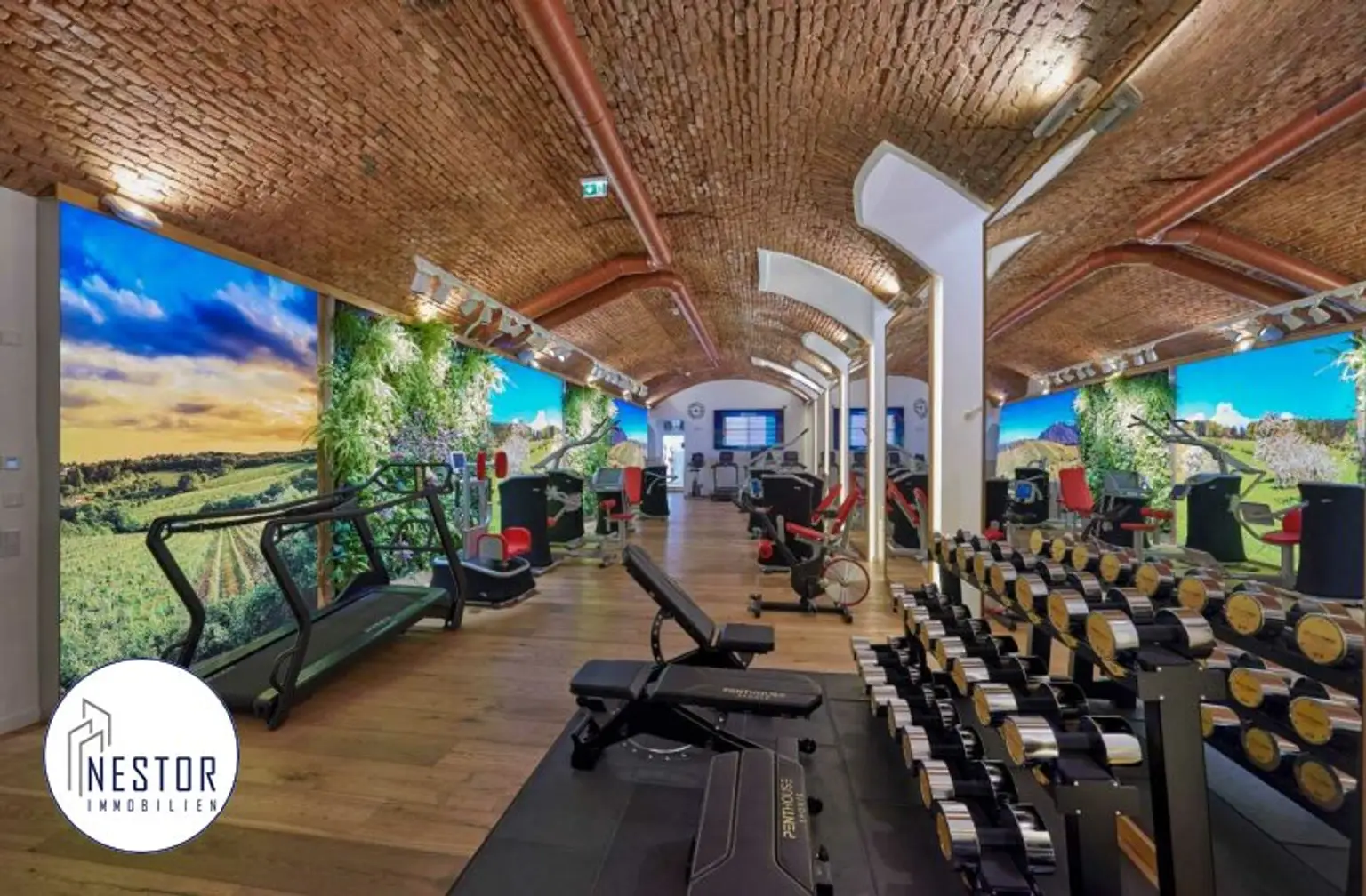 hauseigenes Fitness Center und Spa
