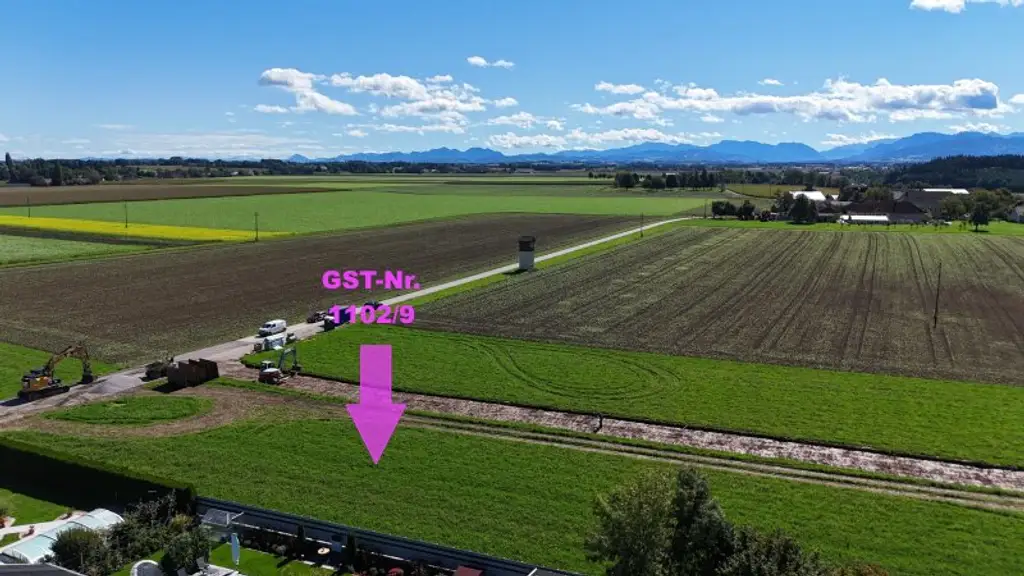 Eben, sonnig, südseitig, top Baugrund in ruhiger Siedlungslage | Steinerkirchen Frohnhofen | GST-Nr. 1102/9