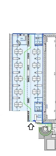 ENTRÉE! EINDRUCKSVOLLE BÜROFLÄCHE am Stadtpark.