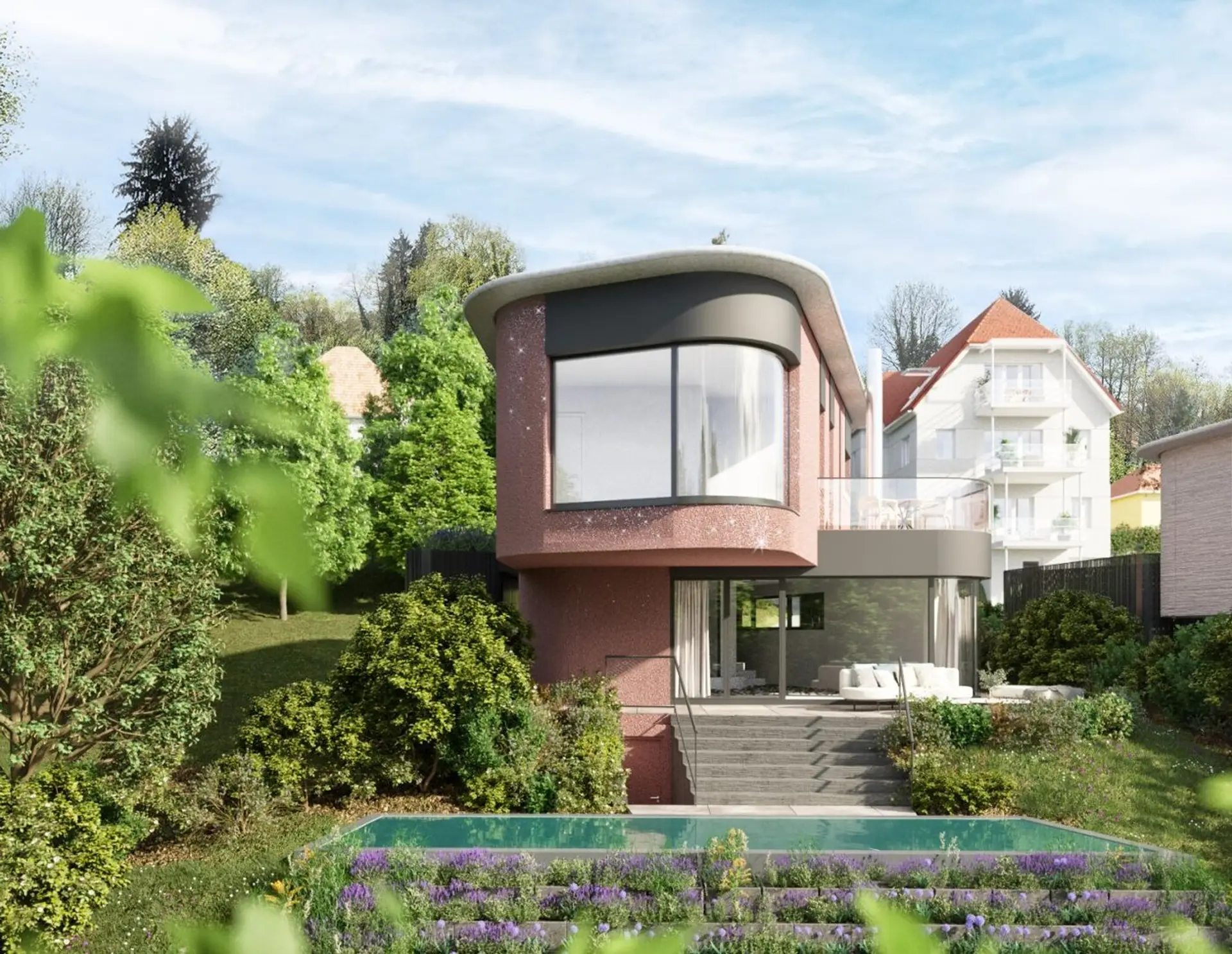 Graz-Rosenberg: eine Rarität Entsteht - Modernes Einfamilienhaus in Exklusiver Villenlage!