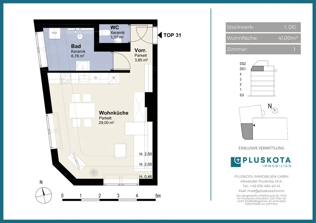 CITY STARTER: 1-Zimmer Wohnung nähe Elterleinplatz