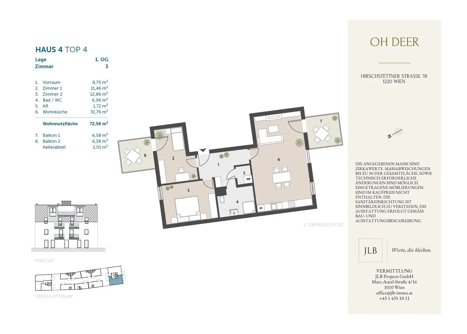 Grundriss Oh Deer – JLB