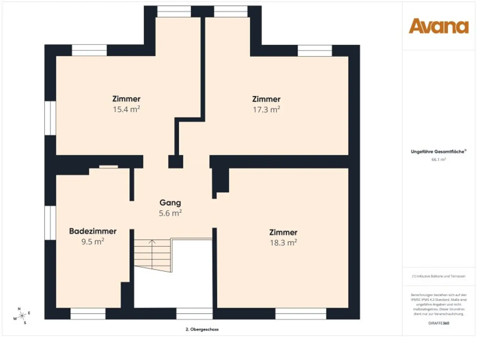 Grundriss Obergeschoss