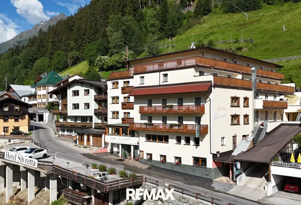 Hotel Silvretta Kappl – Exklusives Hotelinvestment in unmittelbarer Nähe zur Talabfahrt der Diasbahn!