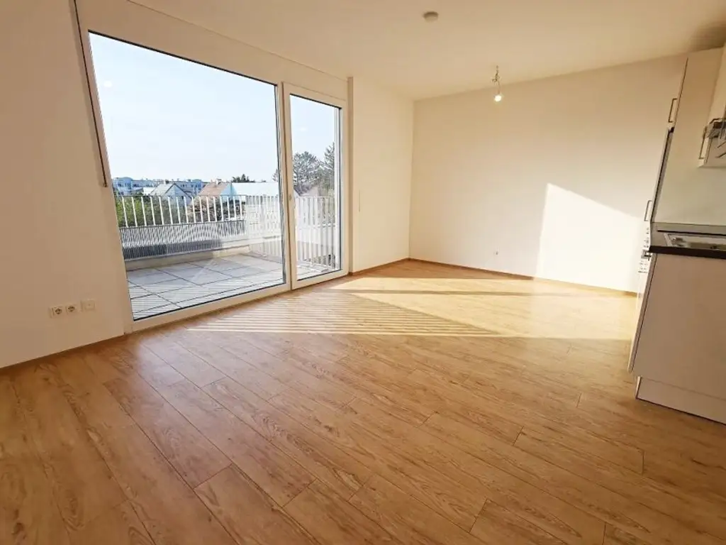 NEUBAU-RENDITEOBJEKT IM GRÜNEN, freier Mietzins, 10 Wohneinheiten mit Freiflächen, 5 Stellplätze, 748 m2 Grundstück, Aspern, U2-Nähe