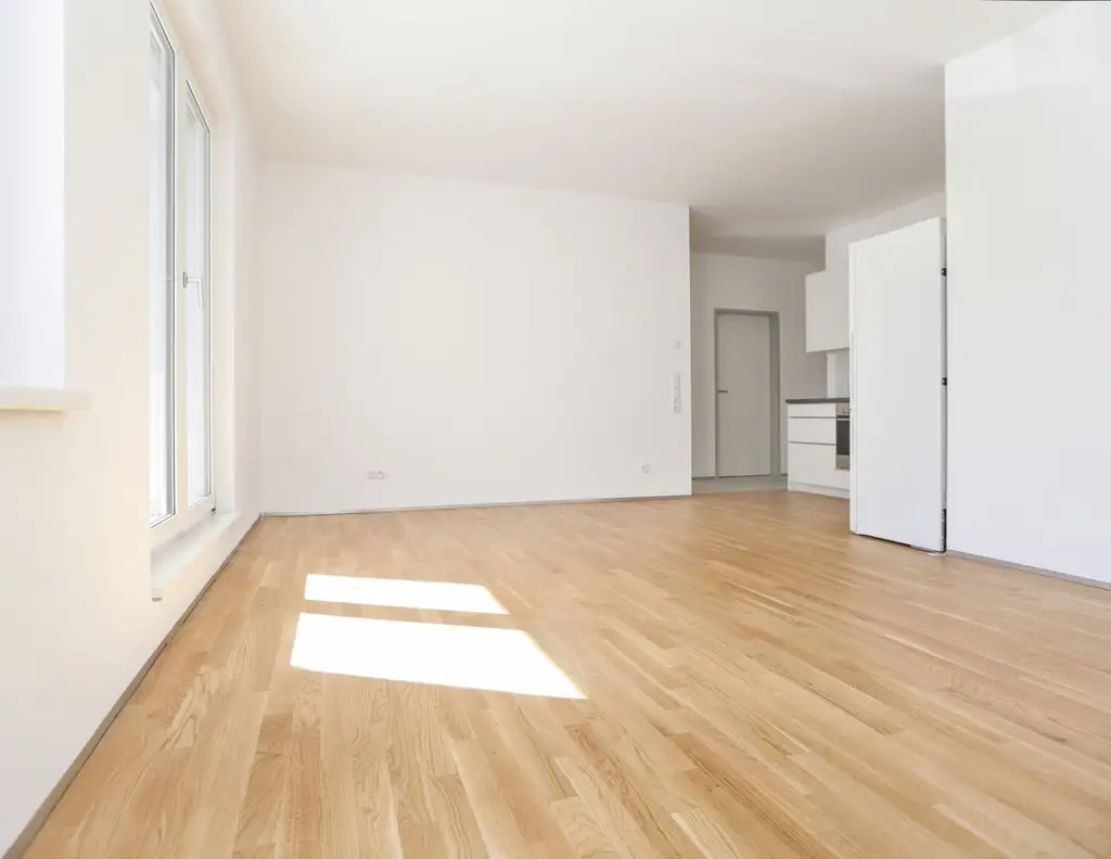 Wunderschön: 2 Zimmer, Terrasse, Paketanlage und Service-App