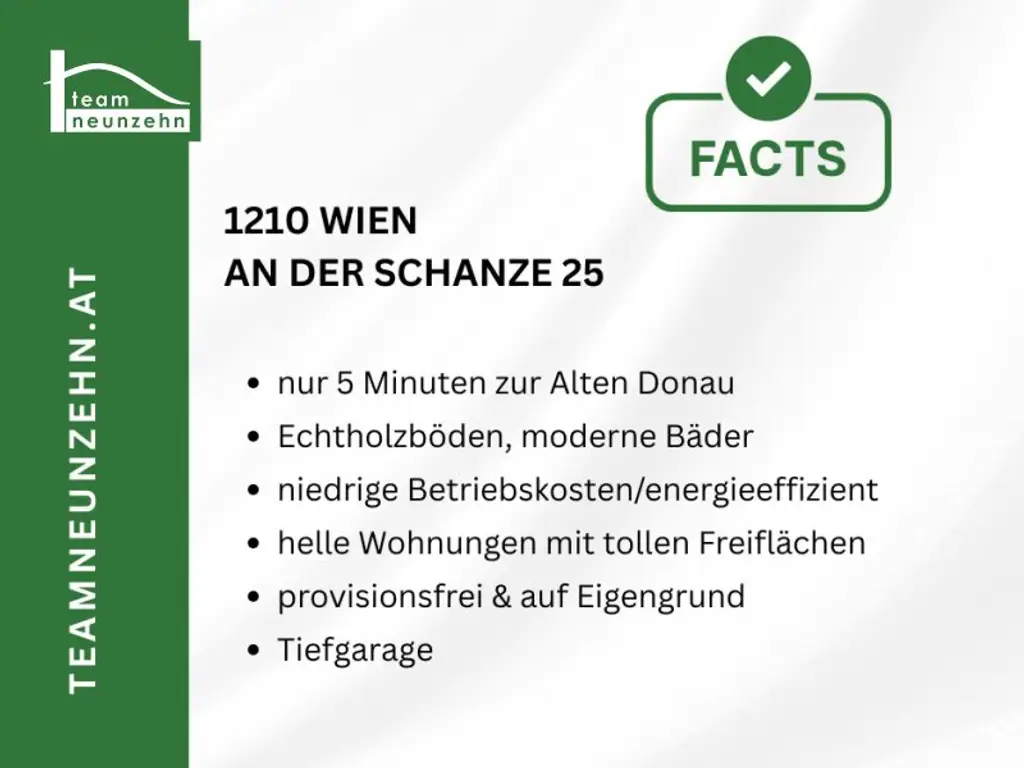 „An der Schanze“ – Exklusives Wohnen im Donaufeld