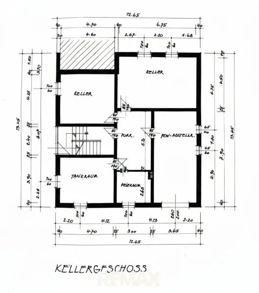 Grundriss Keller