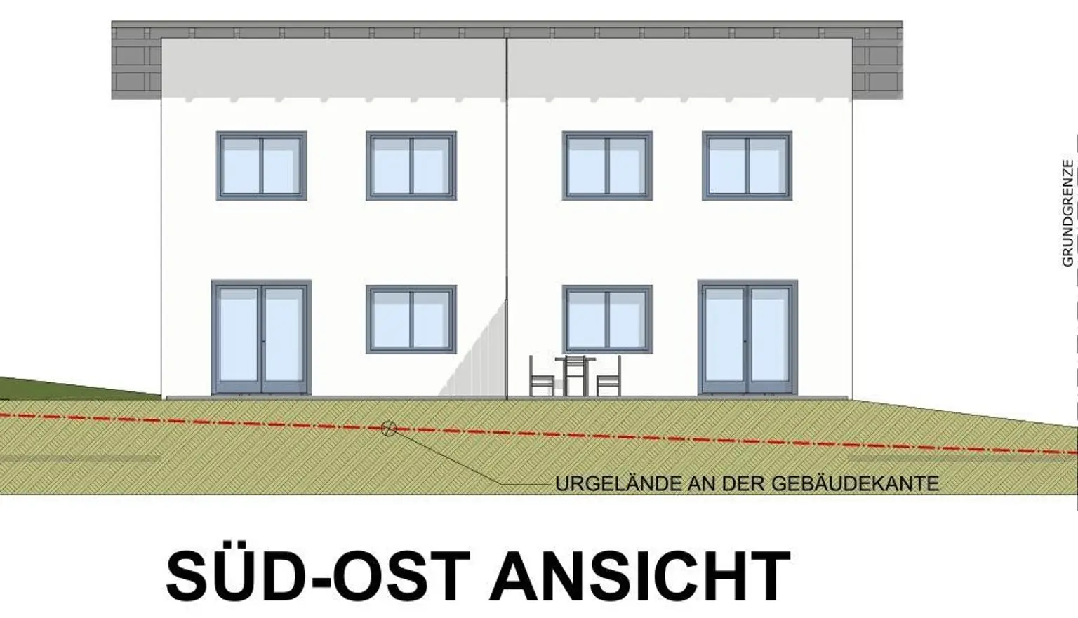 Süd Ostansicht