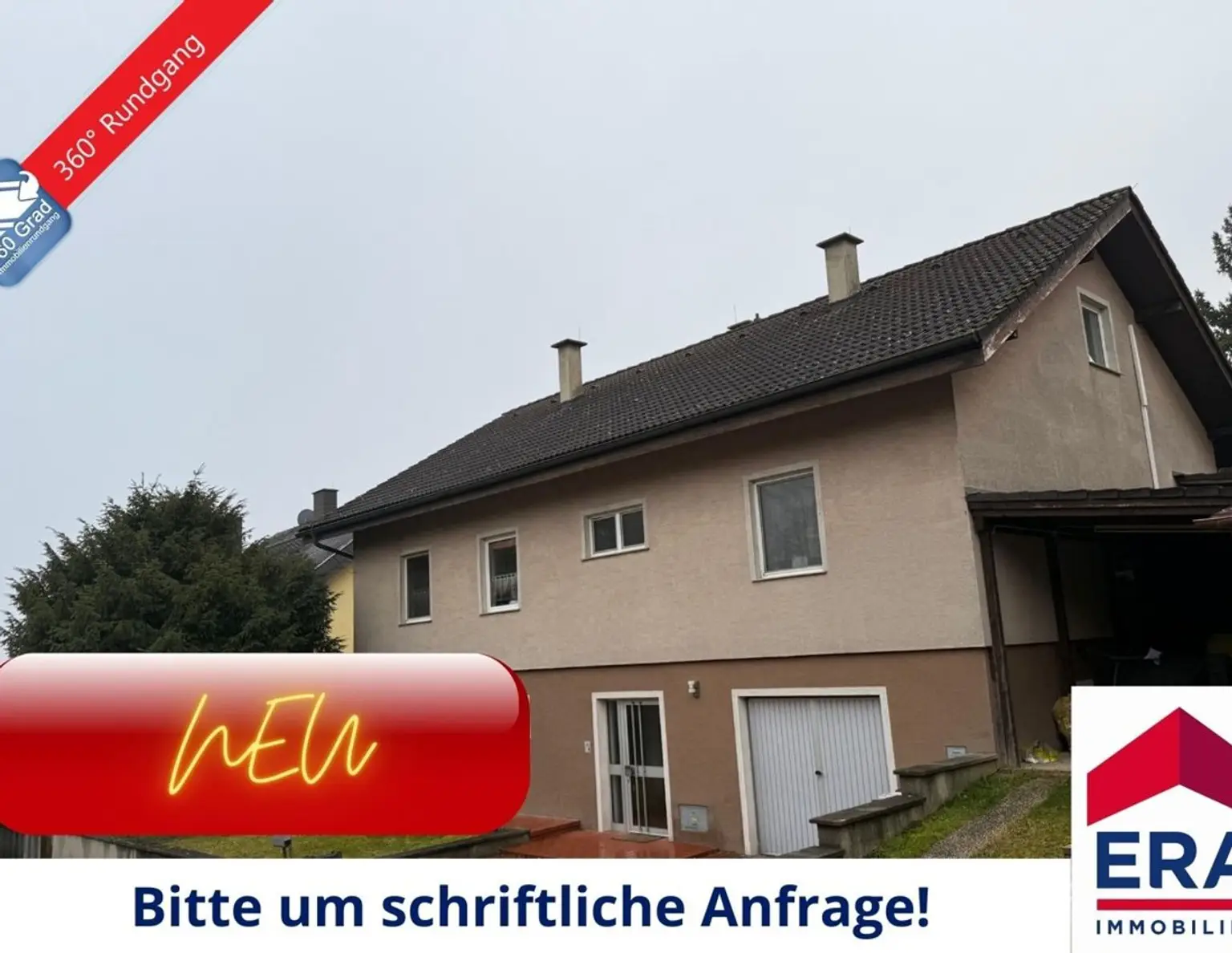 Ladendorf KAUF - Exklusives Zweifamilienhaus mit großem Garten