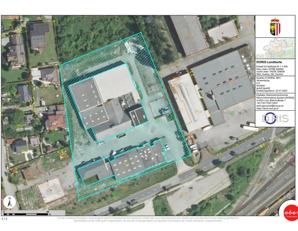 Entwicklungsprojekt Grundstück Terminal Wels - direkt vom Eigentümer