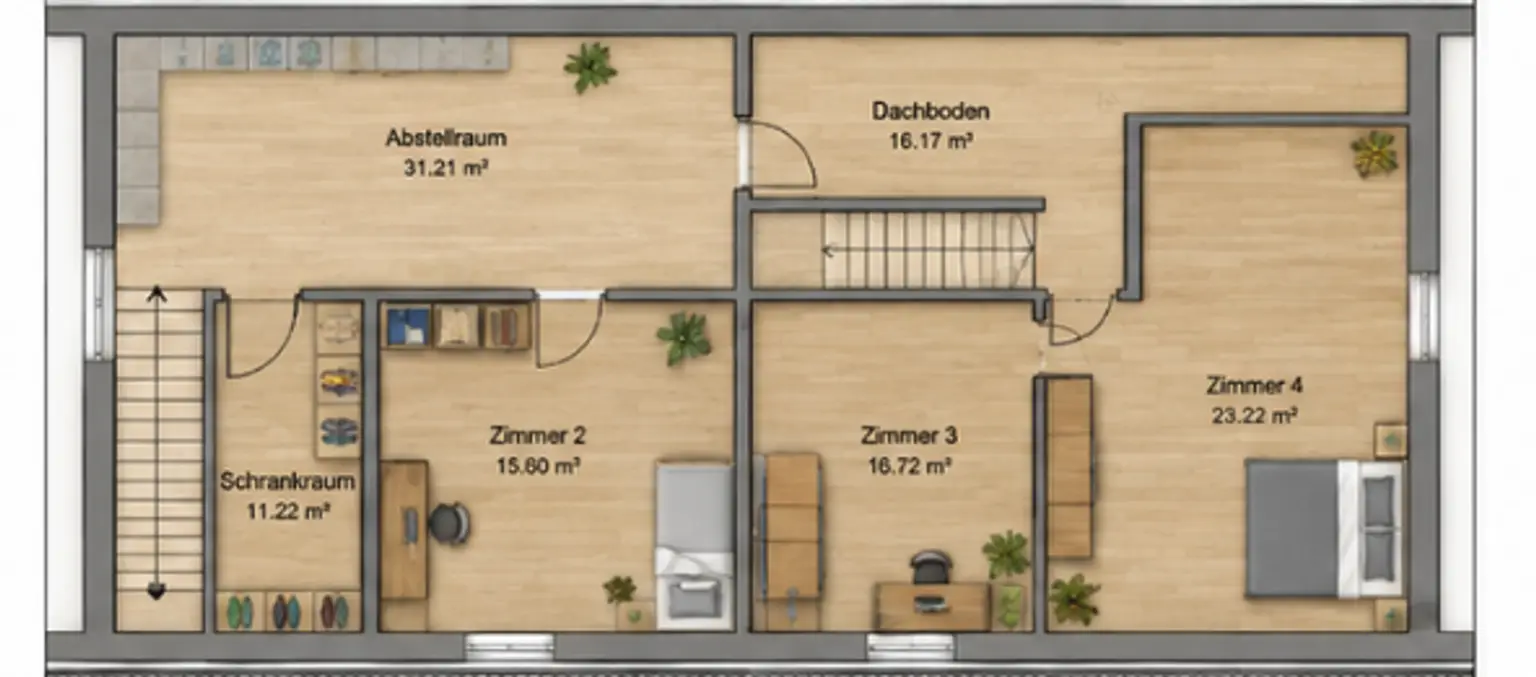 Grundriss Obergeshoß