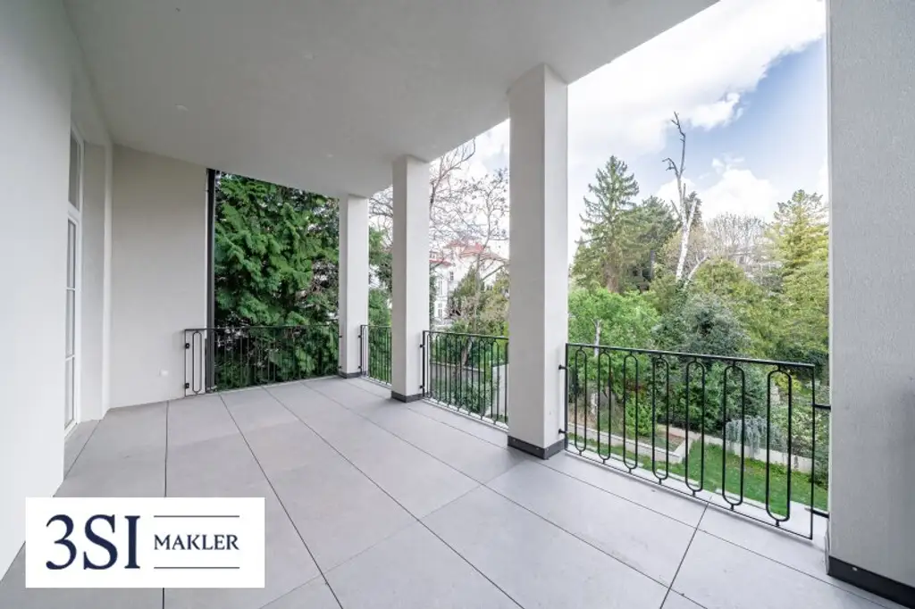 Luxus, Privatsphäre und modernste Eleganz vereint - Architektonisches Juwel in exklusiver Grünruhelage des 19. Bezirks