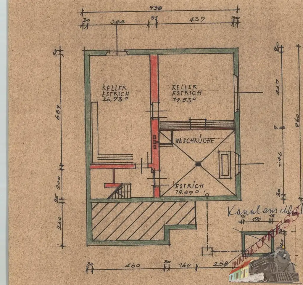 Einfamilienhaus mit Garten und Keller in ruhiger Lage von 2752 Wöllersdorf