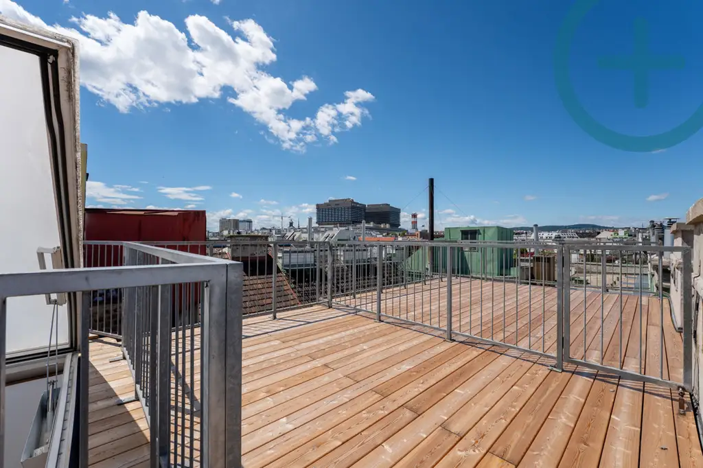Penthouse-Etage mit XXL Terrasse