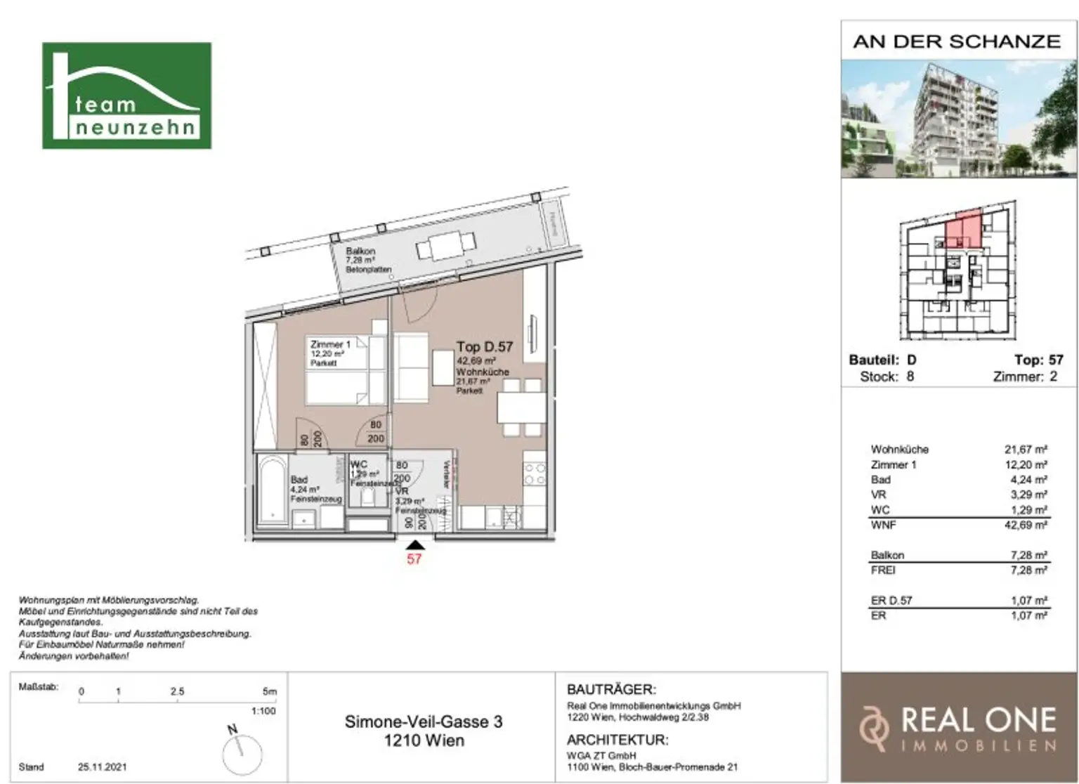 „An der Schanze“ – Exklusives Wohnen im Donaufeld