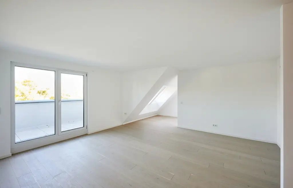 Grün. Sonnig. Zuhause! – 3-Zimmer-Traum mit Terrasse nahe der Donau!
 - ERSTBEZUG!