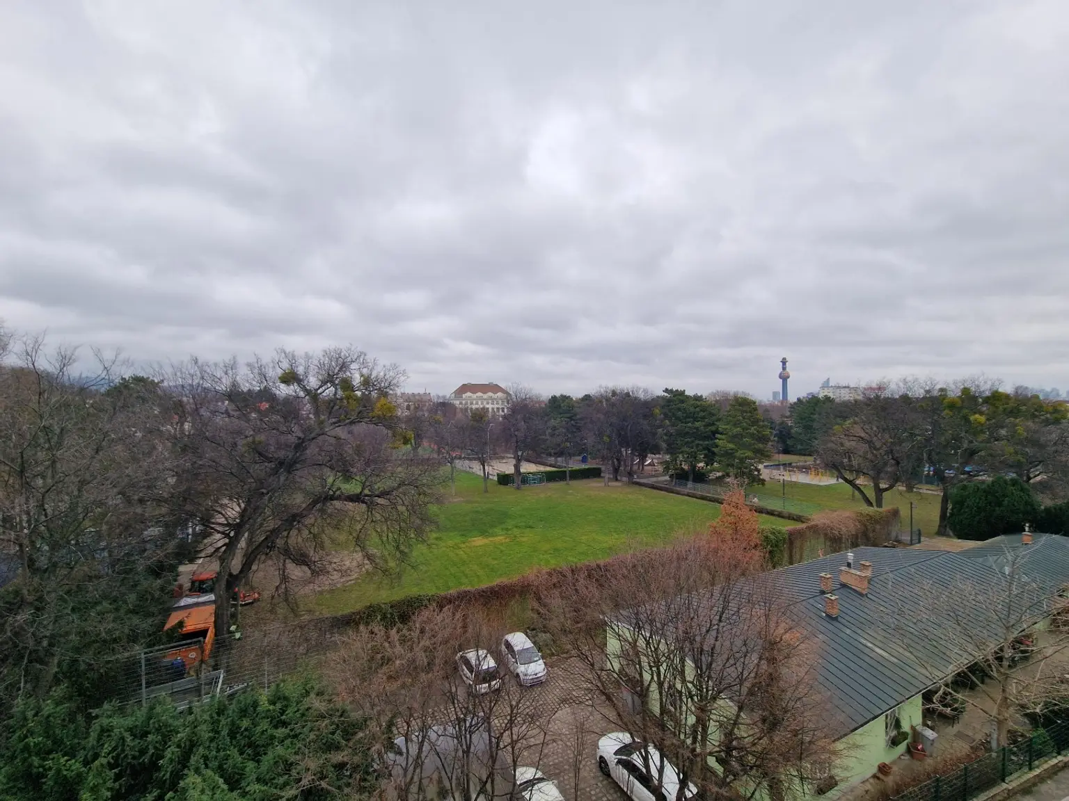 Ausblick Park Winter