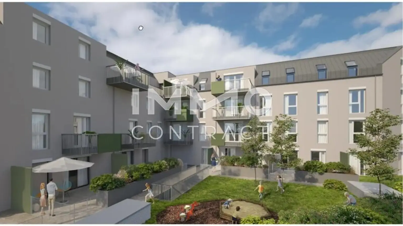 Ansicht Haus innenhof