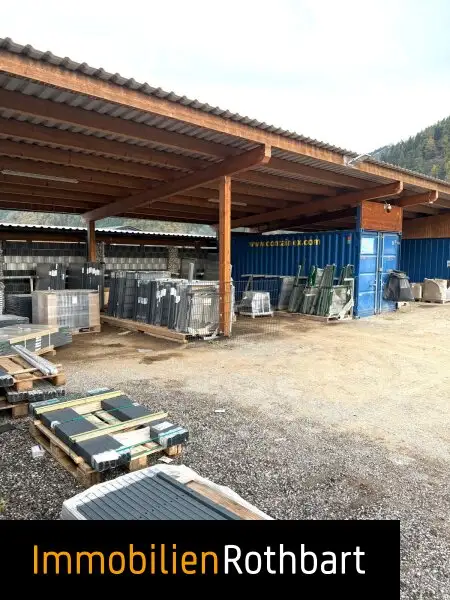 Grundstück mit Lagerfläche, Containern und Parkplätzen!