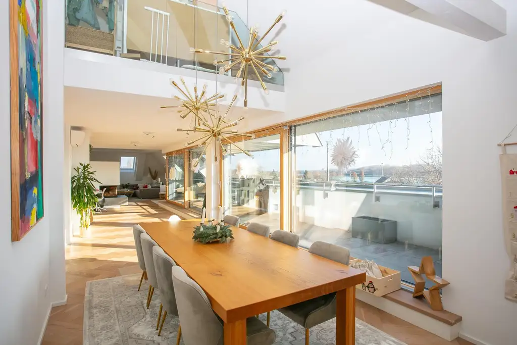 Exklusives Penthouse - herrlicher Donau- und Weinbergblick