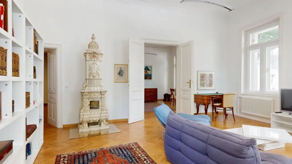 Wunderschöne großzügige 5-Zi-Altbauwohnung mit Grünblick im 3.Bezirk zu kaufen