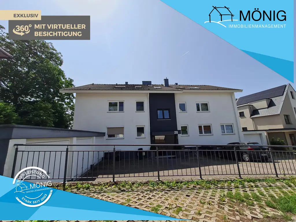 Rarität an der Waldburg in Böblingen! 3,5-Zimmer-Wohnung mit Kamin, großem Balkon und Garage