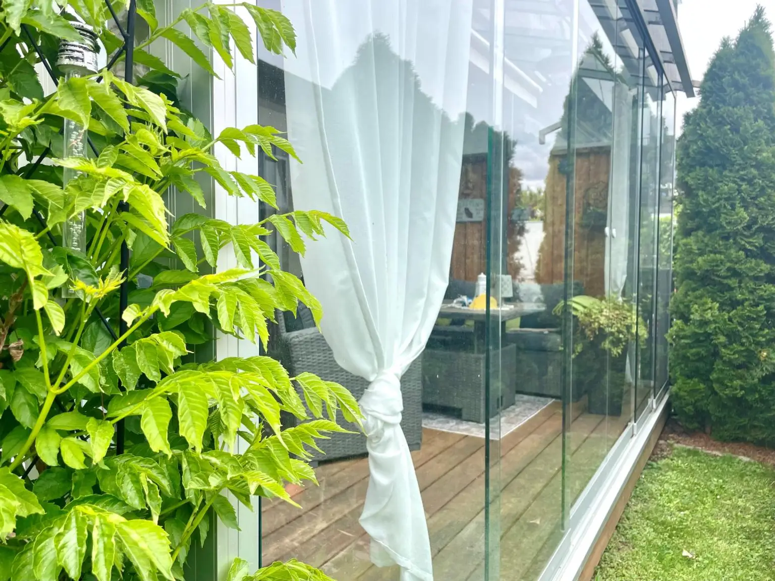 Terrasse Verglasung