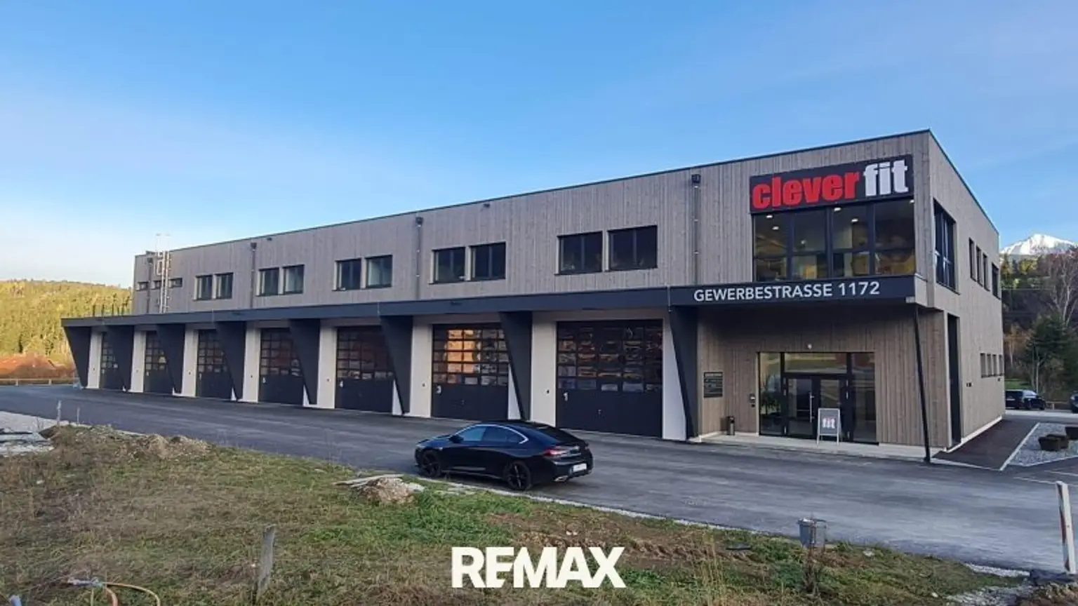 die Anlage von außen