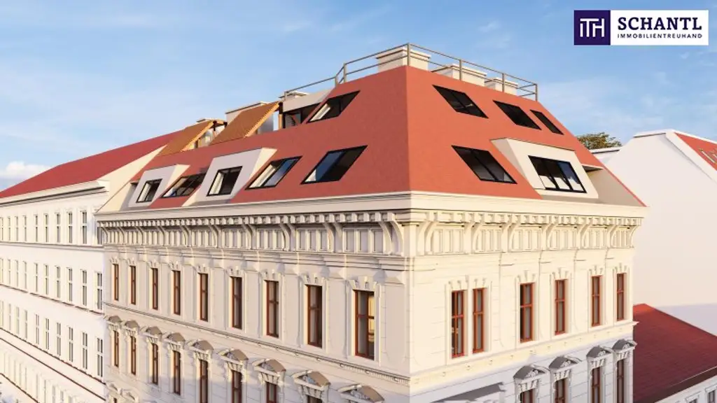 Luxuriöses Penthouse in Bestlage: Private Liftfahrt - 50 m² Sonnenterrasse - 5 Zimmer. So will man leben!