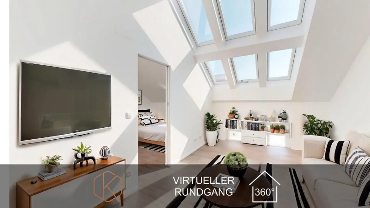 Moderne 2-Zimmer Dachgeschosswohnung | Terrasse | Klimaanlage | Nähe Café Hummel | Erstbezug