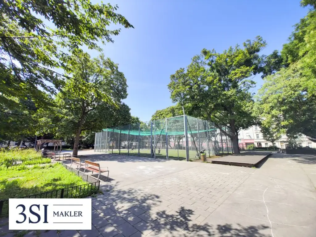 2-Zimmer-Wohntraum mit Blick ins Grüne – Altbauflair am Laubepark