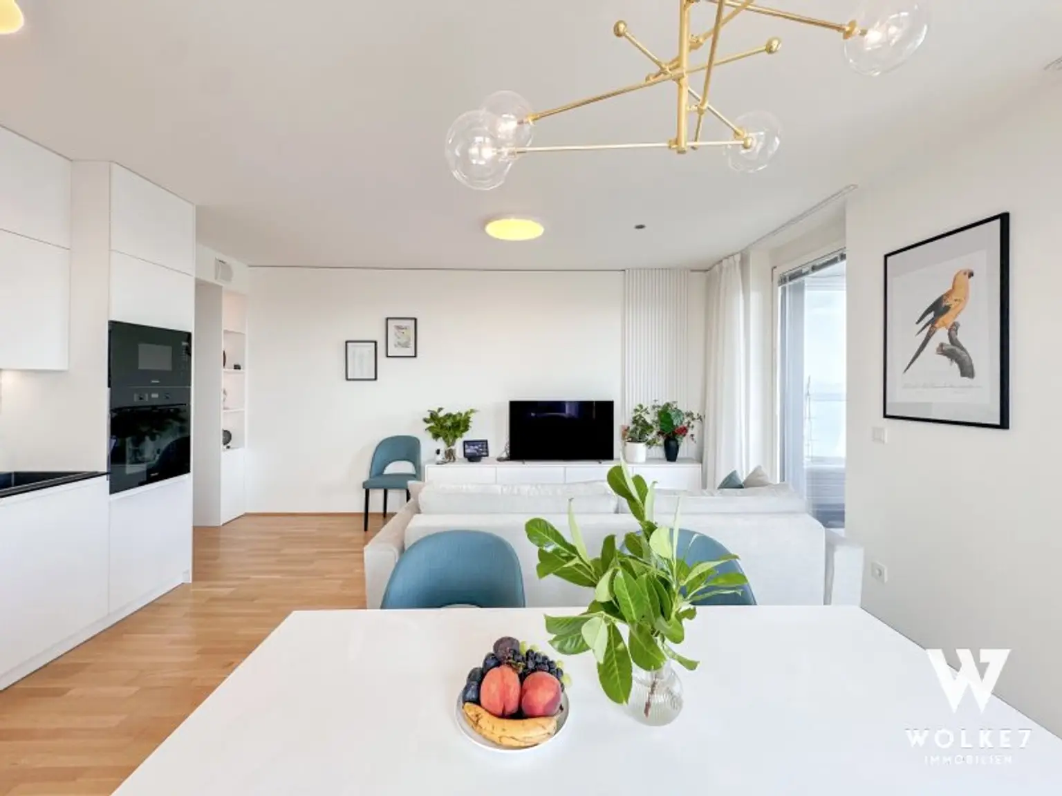 Exklusive 3-Zimmer-Residenz im Marina Tower – 16. Etage mit Donaupanorama