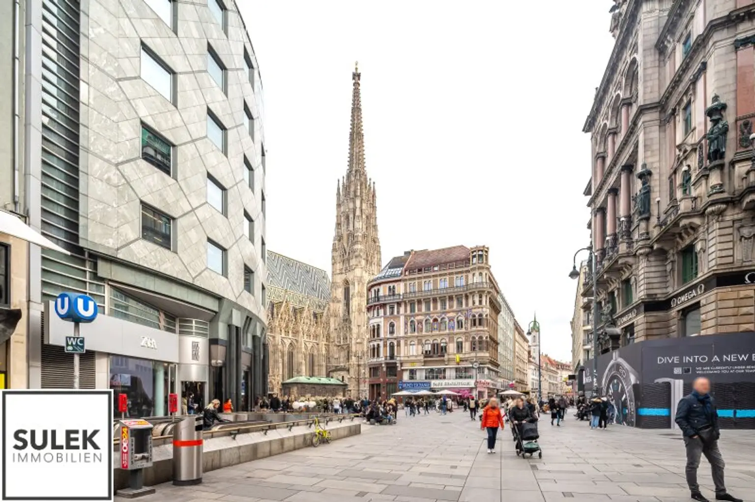 VIDEO-TOUR: traumhafte 3 Zimmer DG-Wohnung mit großem Wohnsalon in Bestlage * mit Blick zum Stephansdom *